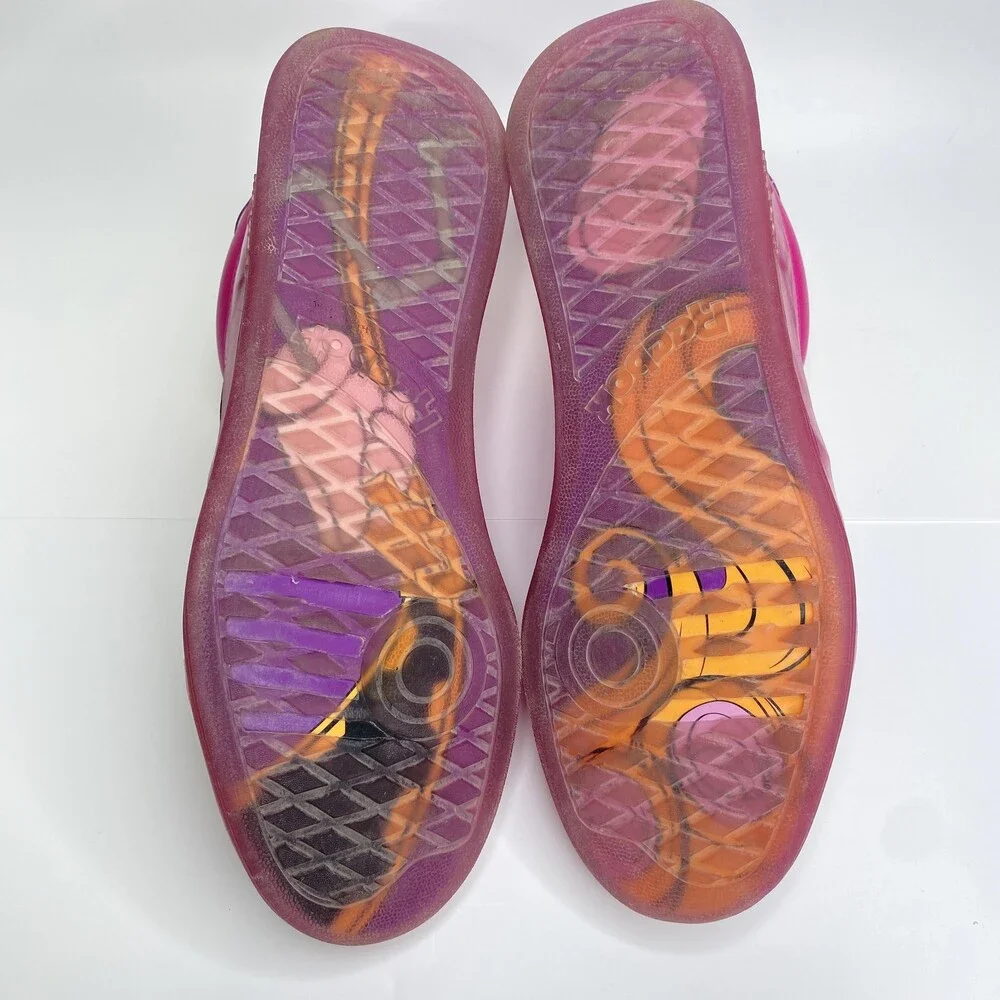 Reebok The Jetsons Flintstones Shoes Sneakers Mens Size 11 Purple Yellow Collab